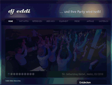 Tablet Screenshot of dj-eddi.com